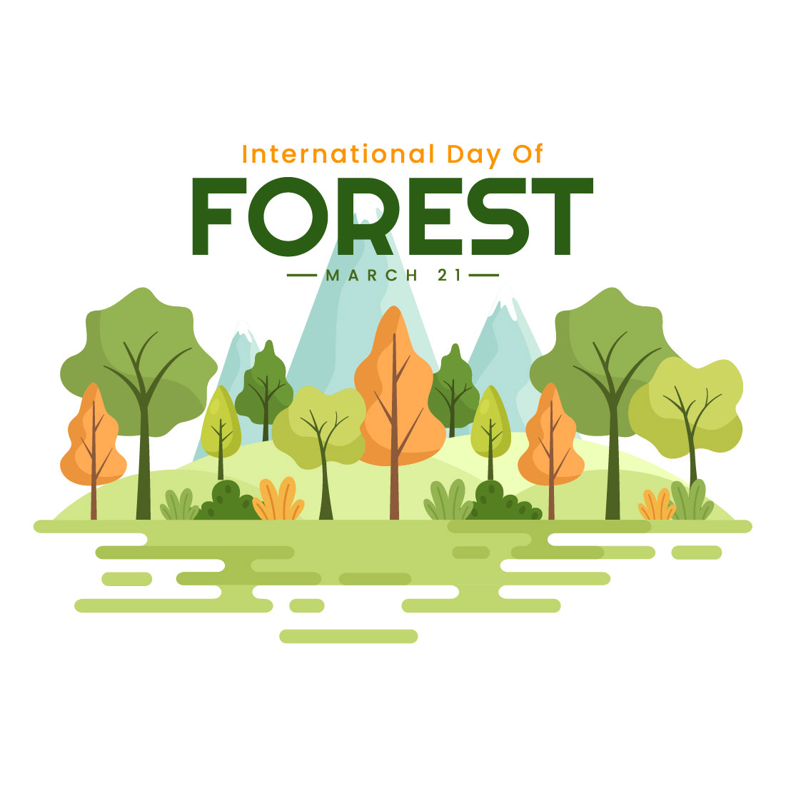 Forestry Day Graphics Design cover image.