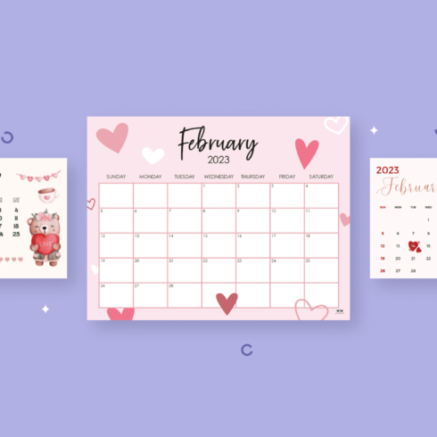 free february calendar templates 563.