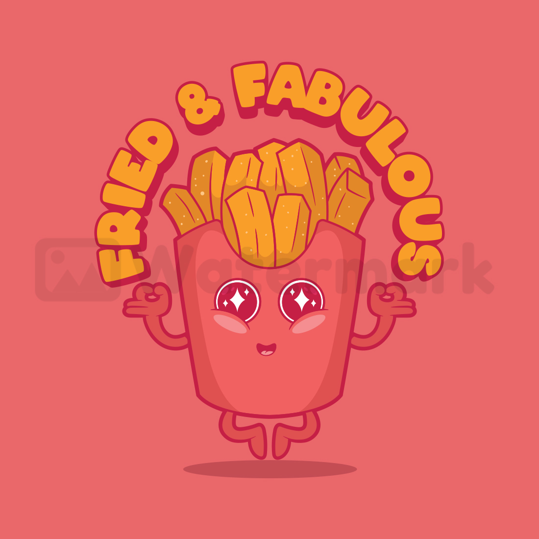Fried and Fabulous Frie Graphics Design cover image.