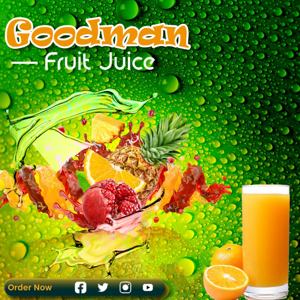 Fruit Juice Business Flyer MasterBundles