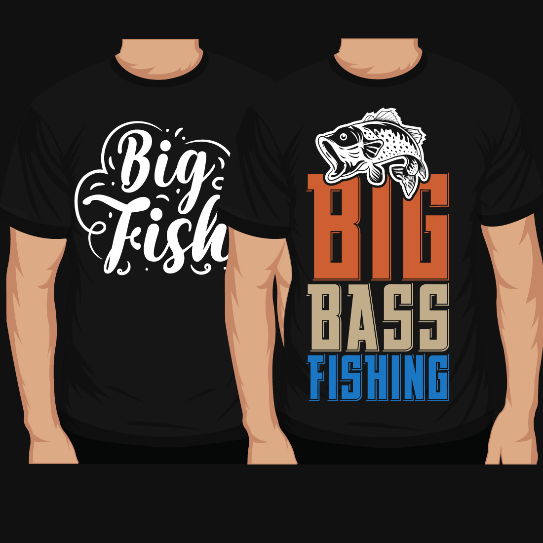 Best Fishing T-Shirt Designs Bundle cover