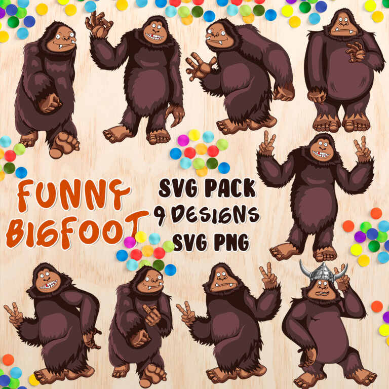 Funny Bigfoot Svg – MasterBundles