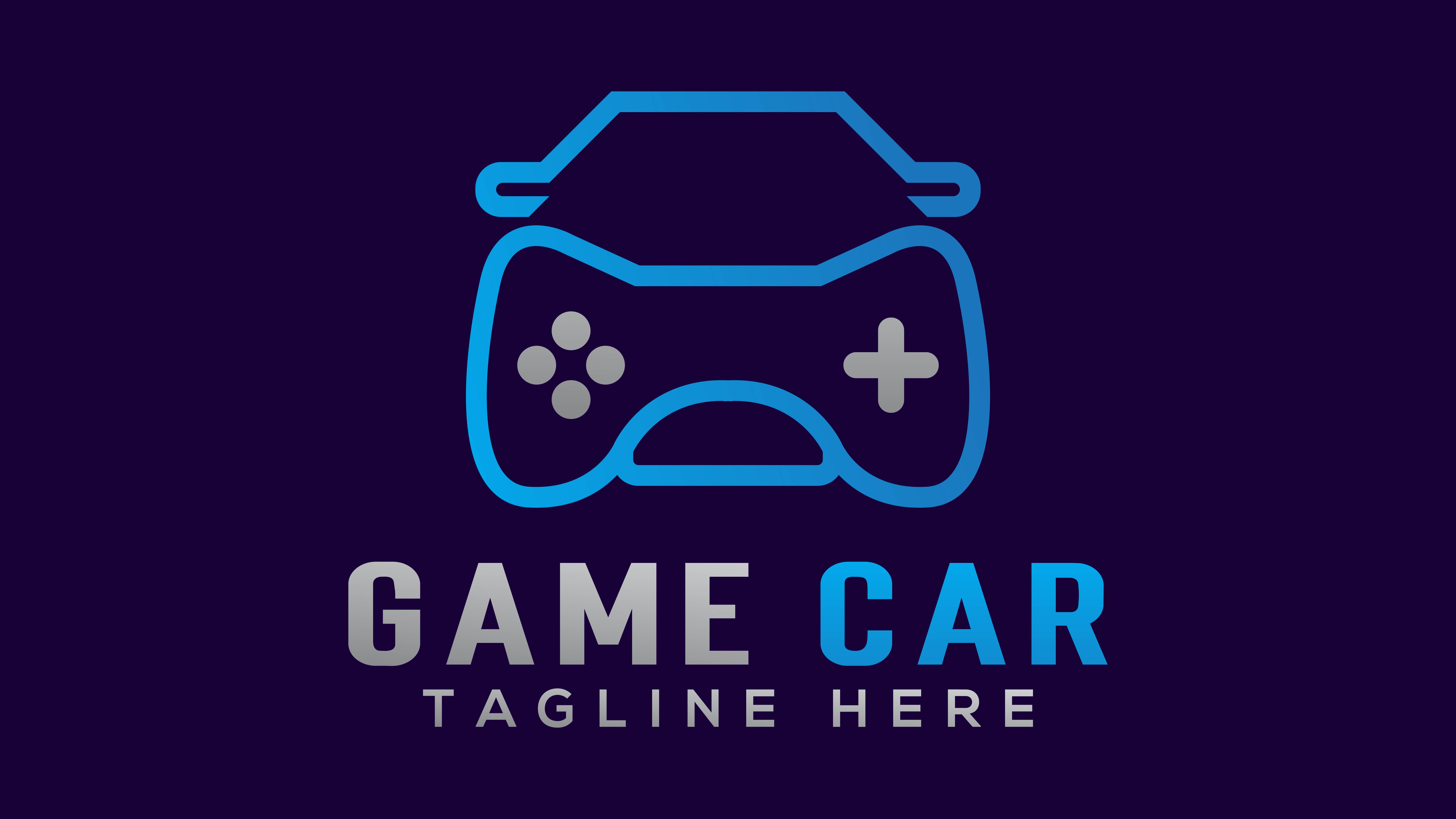 Game car logo design - MasterBundles