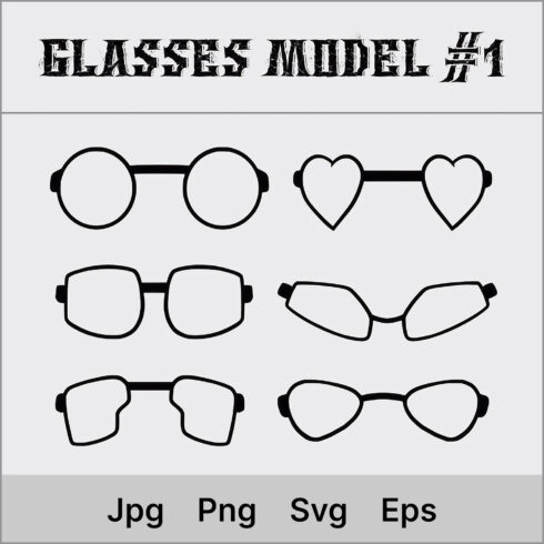 Glasses Set Vector 79 Main Cover.