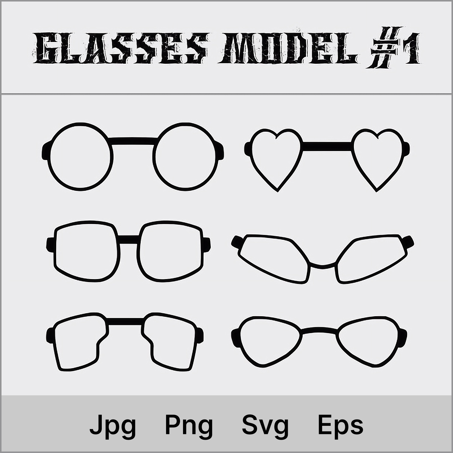 Glasses Set Vector 79 Main Cover.