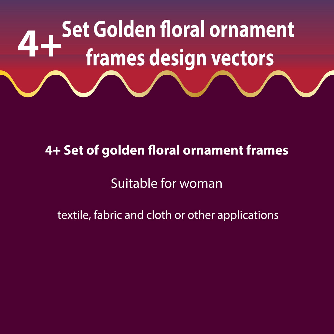 golden woman dress ornament frames design vector around neck sides and chest 41