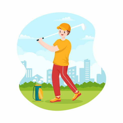 Golf Sport Illustration cover image.