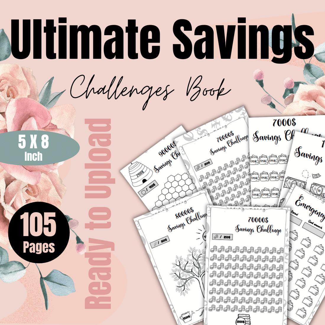 Ultimate Savings Challenges Book Interior main image.