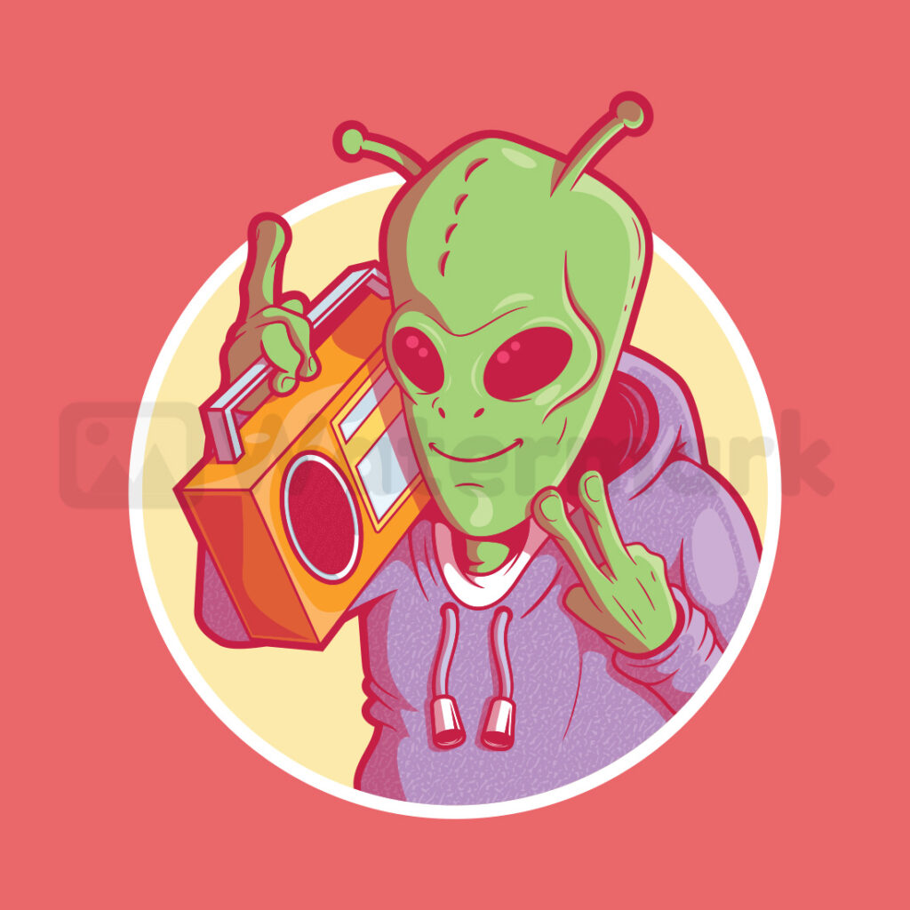 Groovy Alien! | MasterBundles