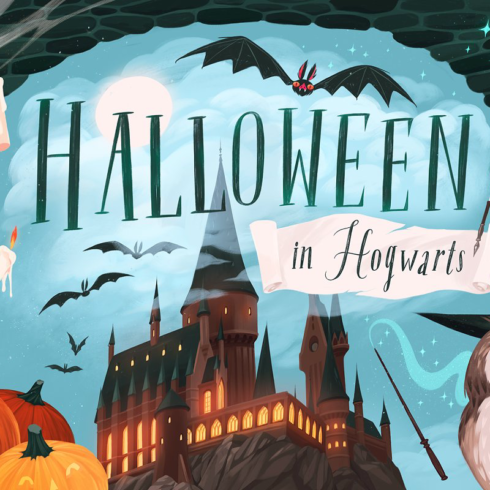 Halloween in hogwarts main image preview.