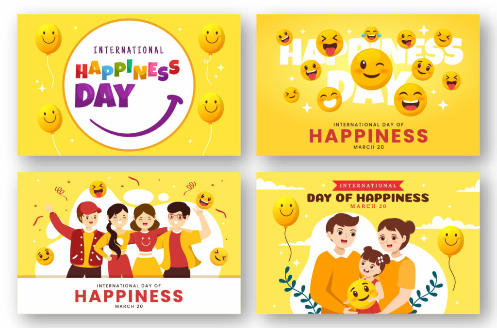 15 World Happiness Day Illustration - MasterBundles