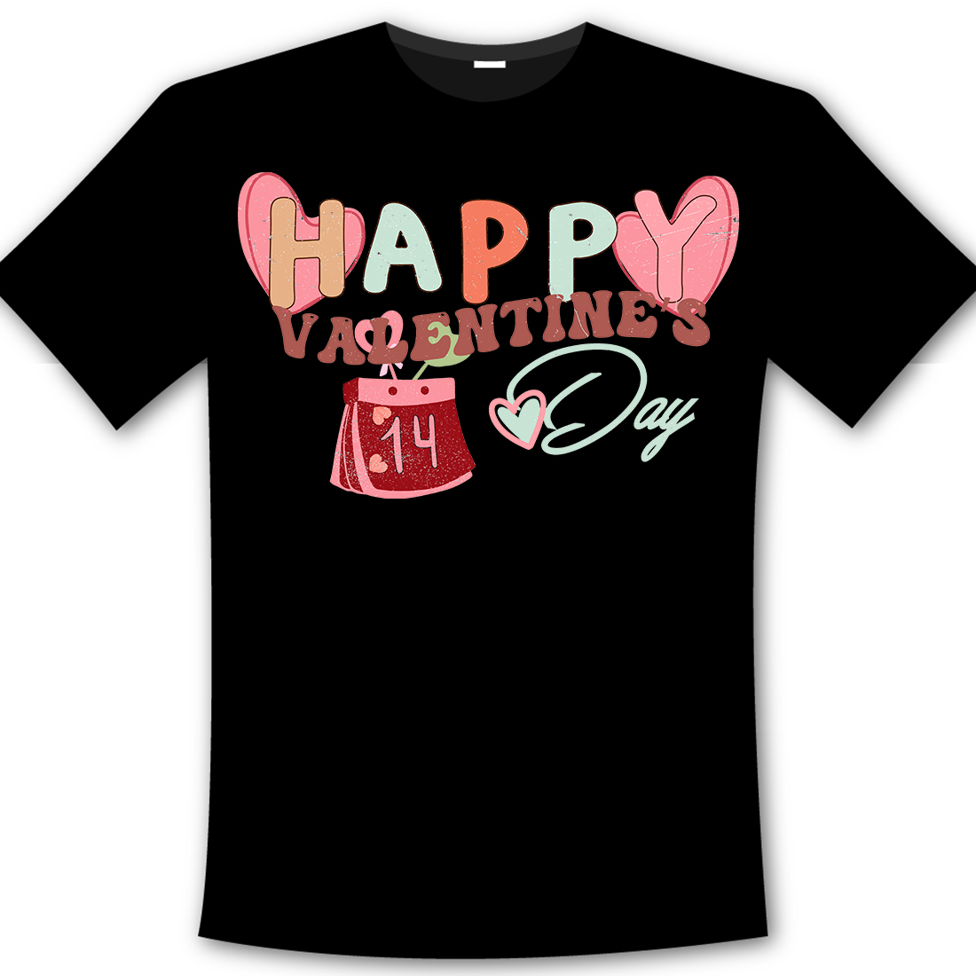 Retro Valentine’s Day T-Shirt Design cover image.