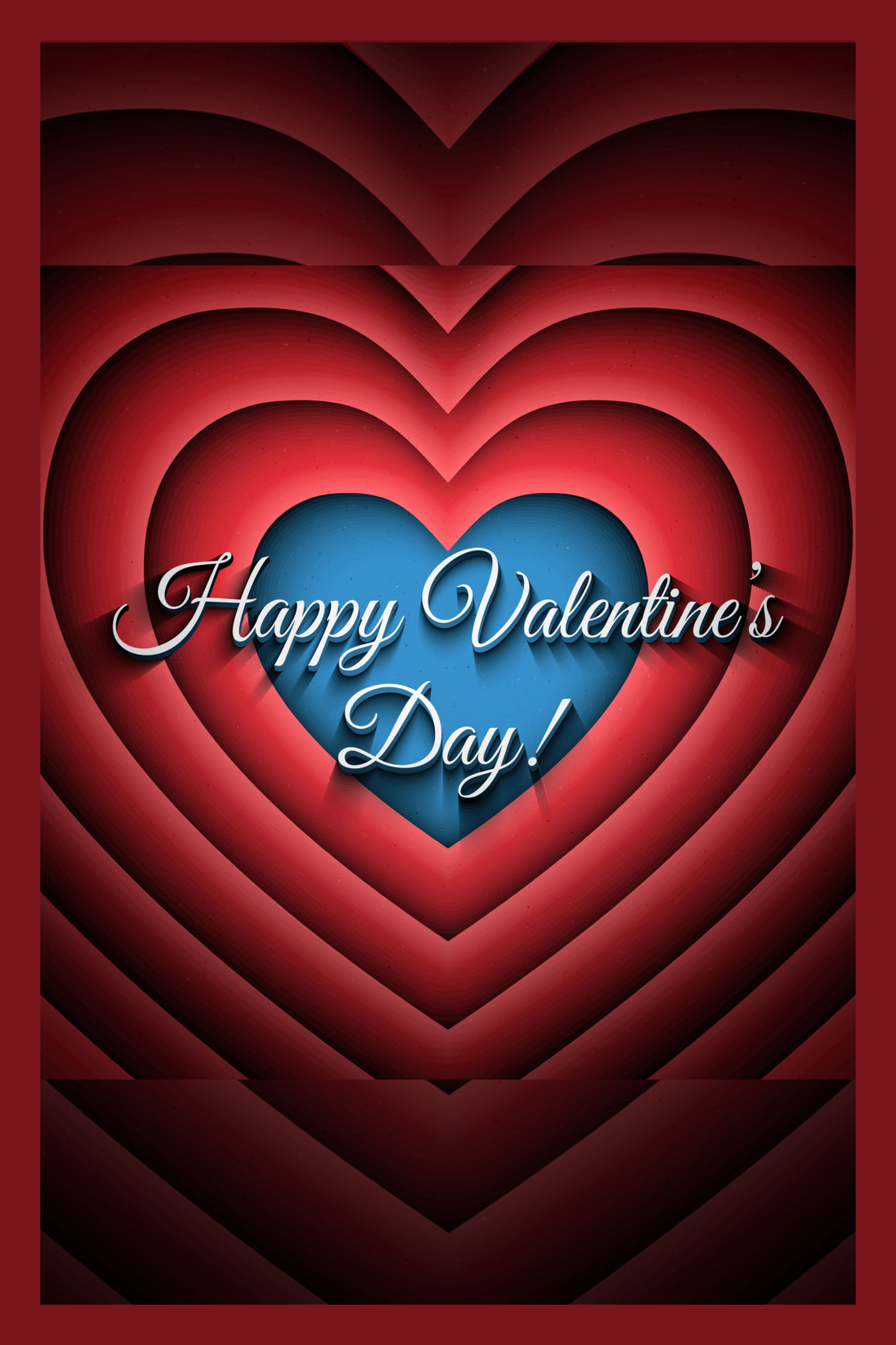 Happy Valentine's Day Red Hearts Photography Background