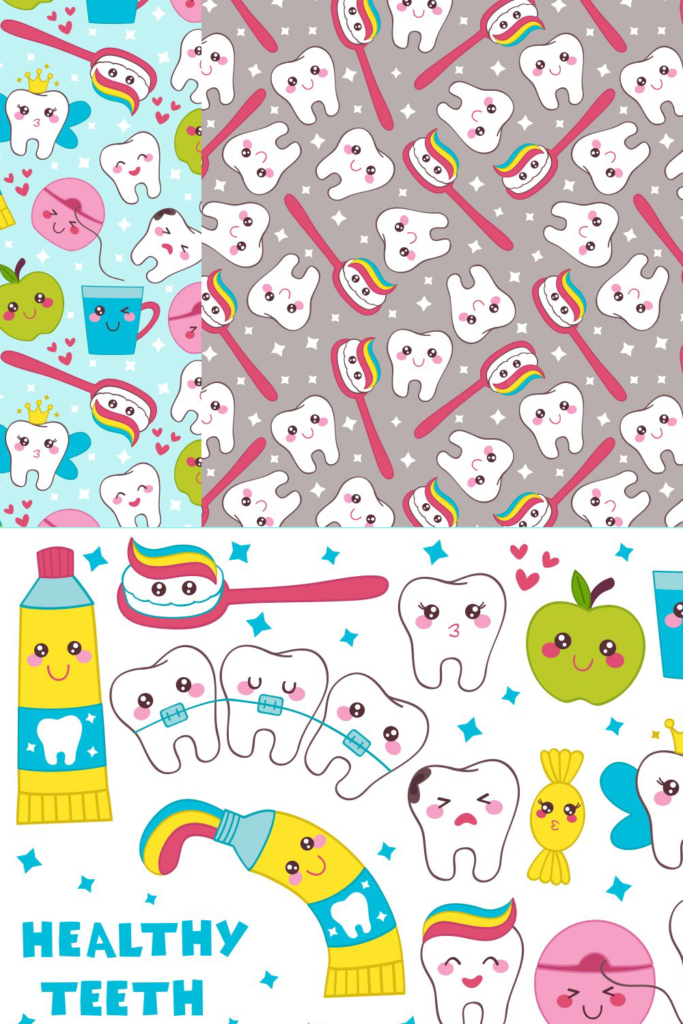 Healthy Teeth Kawaii – MasterBundles