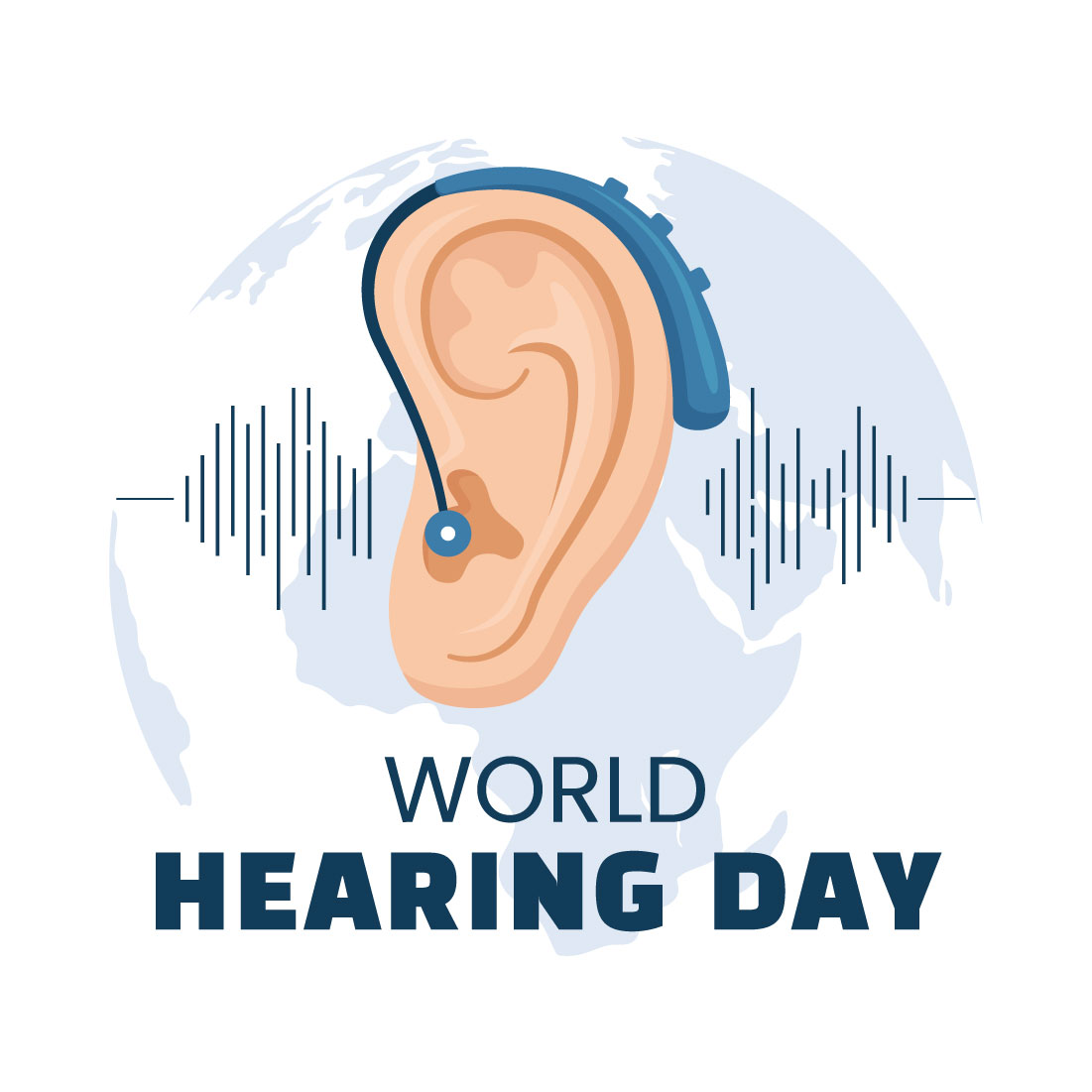 12 World Hearing Day Illustration.