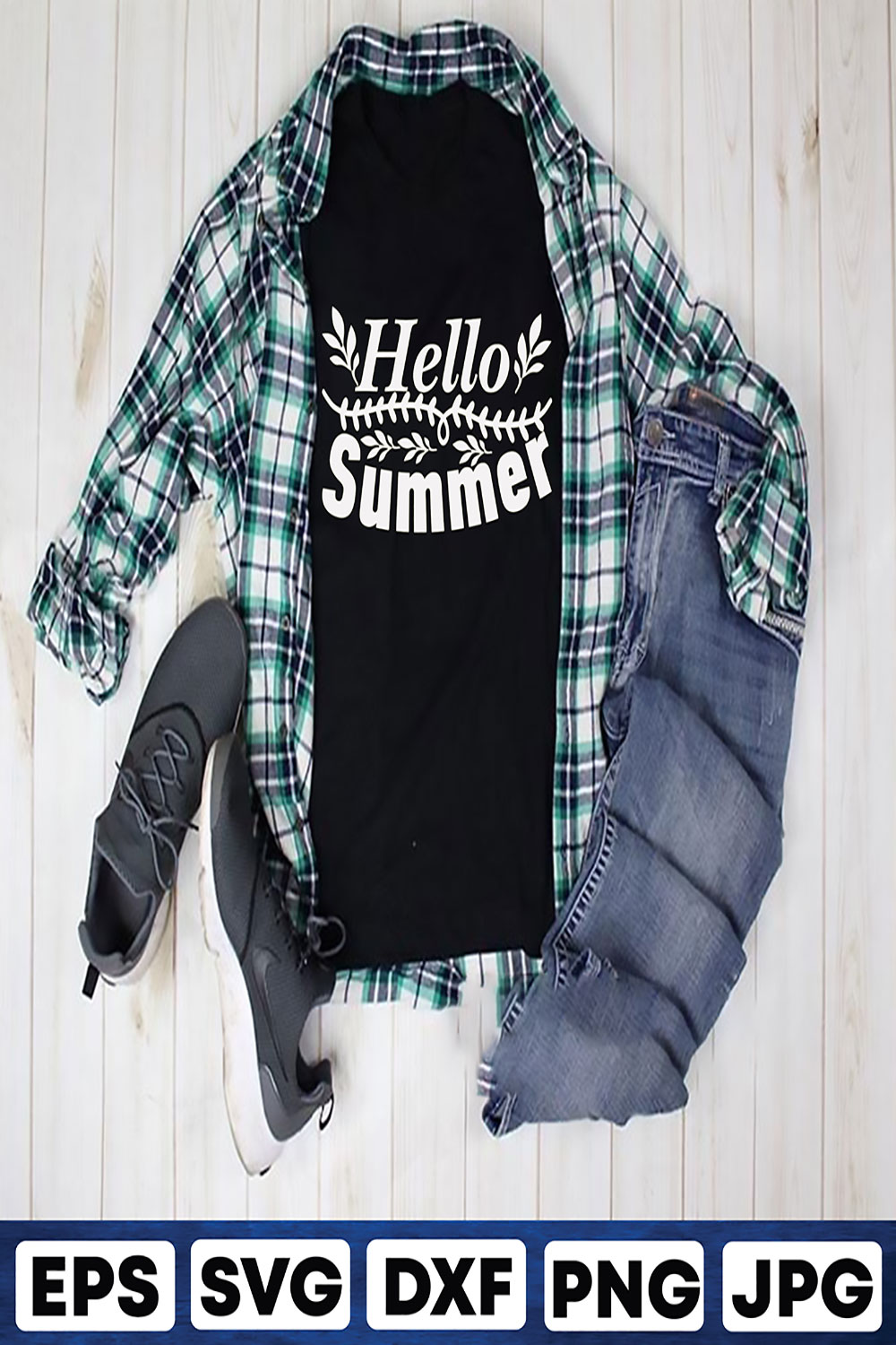 Hello-summer pinterest preview image.