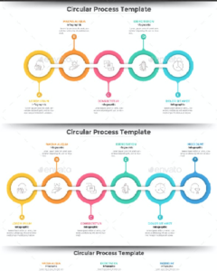 Horizontal Chain Infographic – MasterBundles
