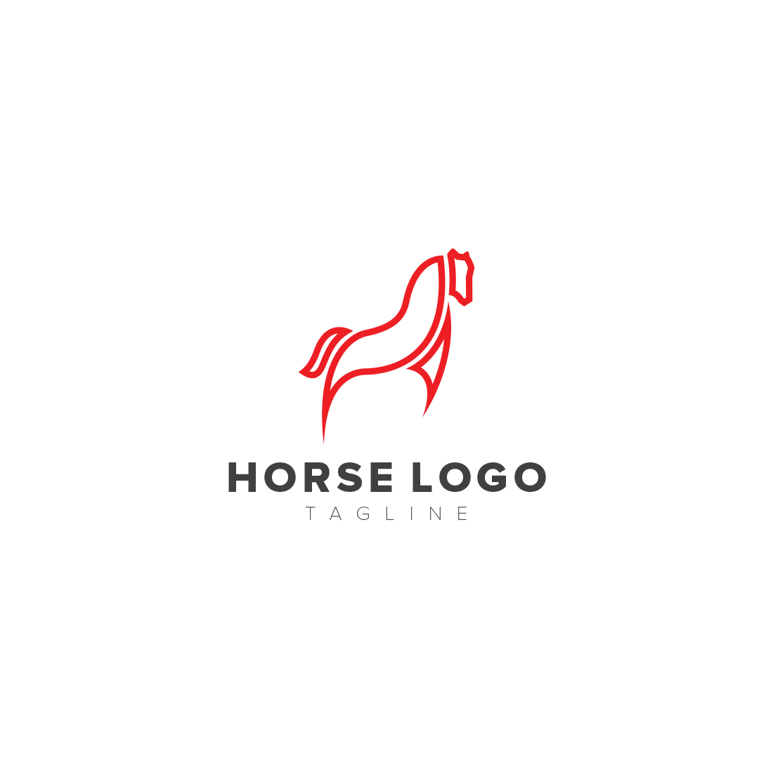 horse logo 796