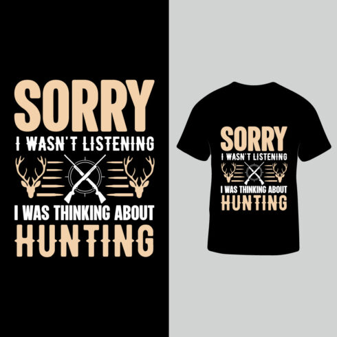 Hunting T-Shirt Design.