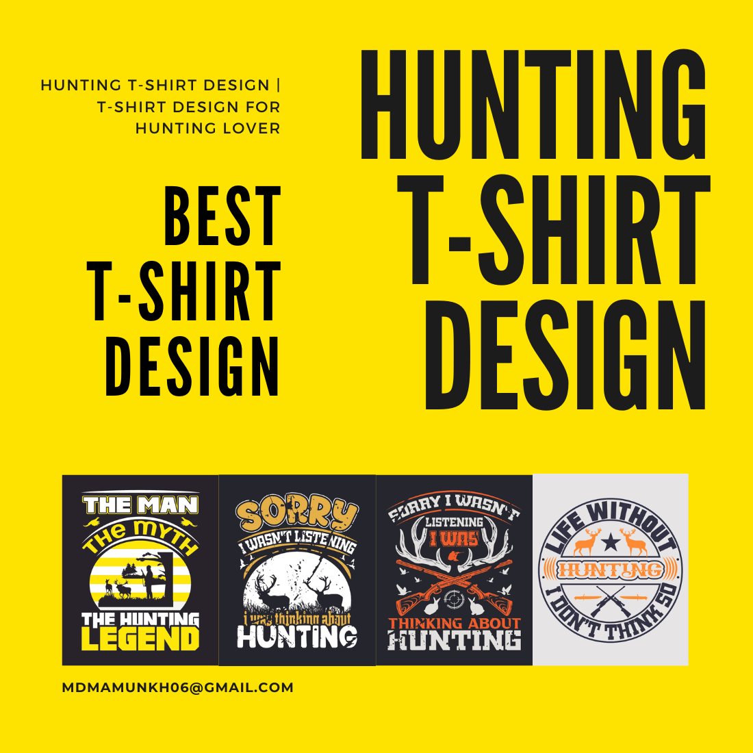Hunting Lover T-shirt Design Bundle cover image.