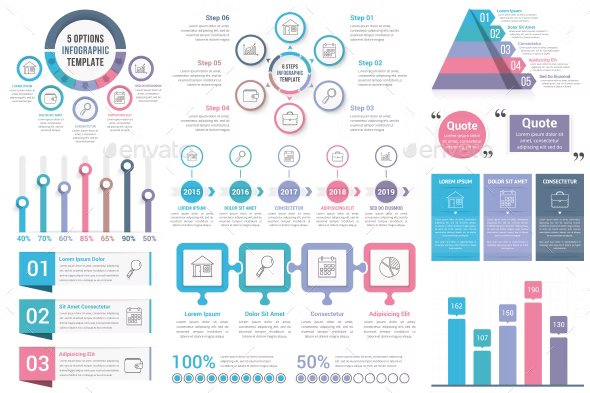 infographic elements 3 643