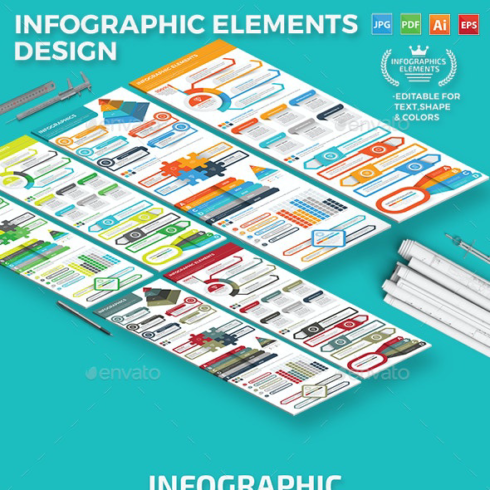 Infographic elements design main cover.