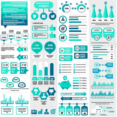 Infographic elements main cover.