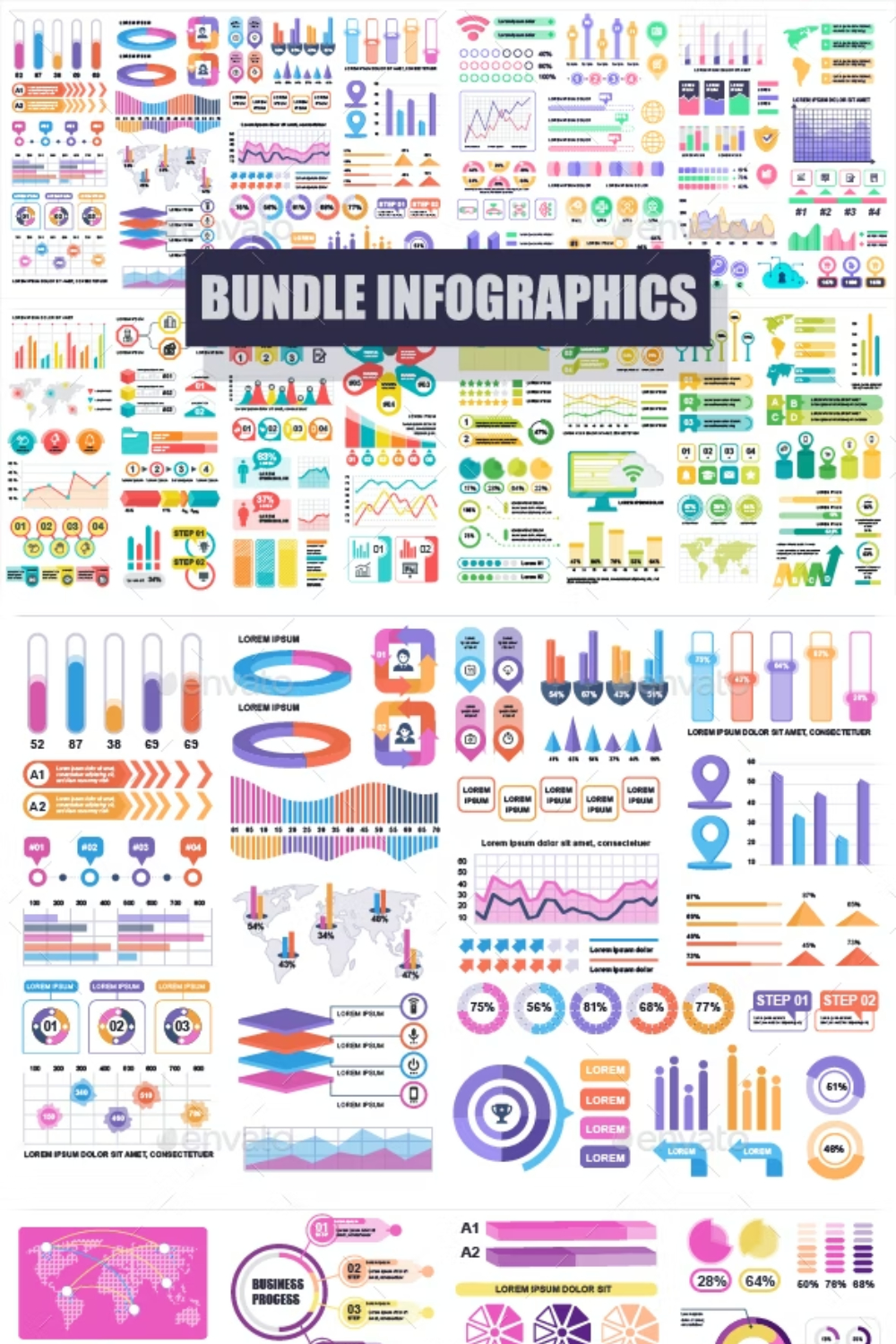 Infographics Pinterest Cover.