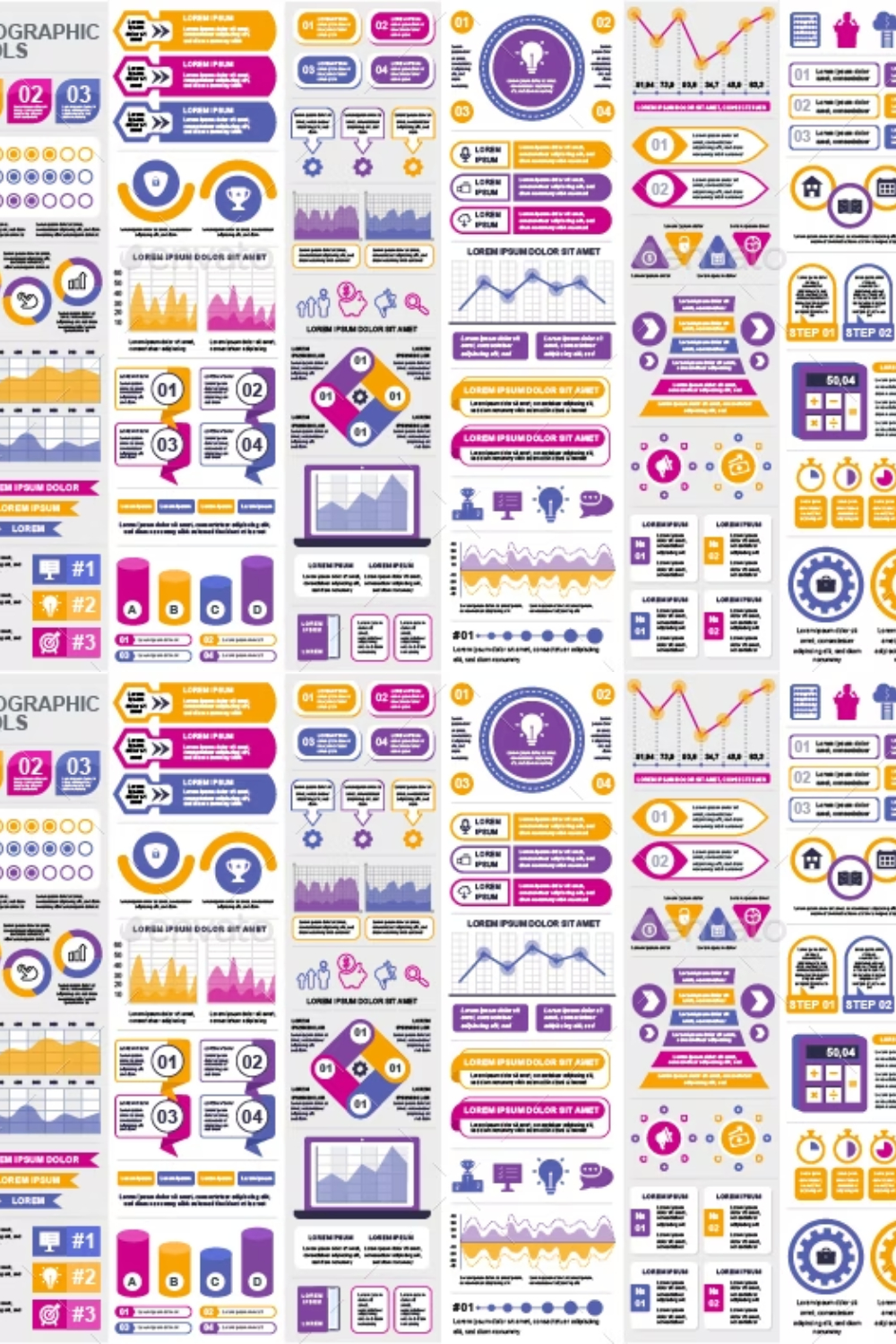 Infographics Pinterest Cover.