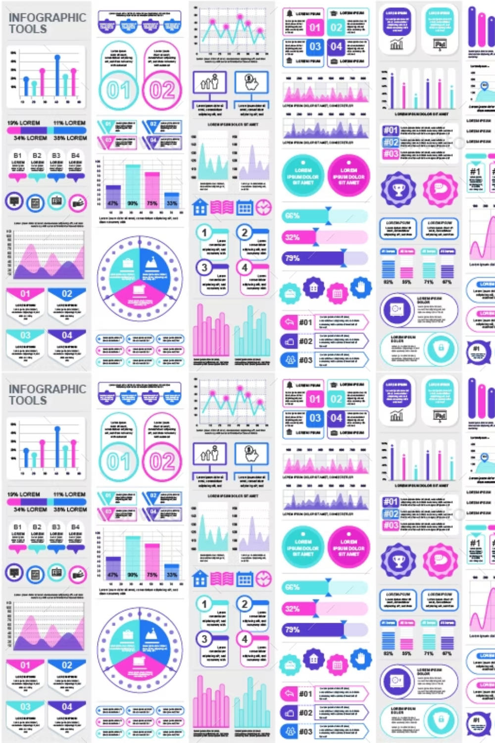 Infographics Data Visualization Pinterest Cover.