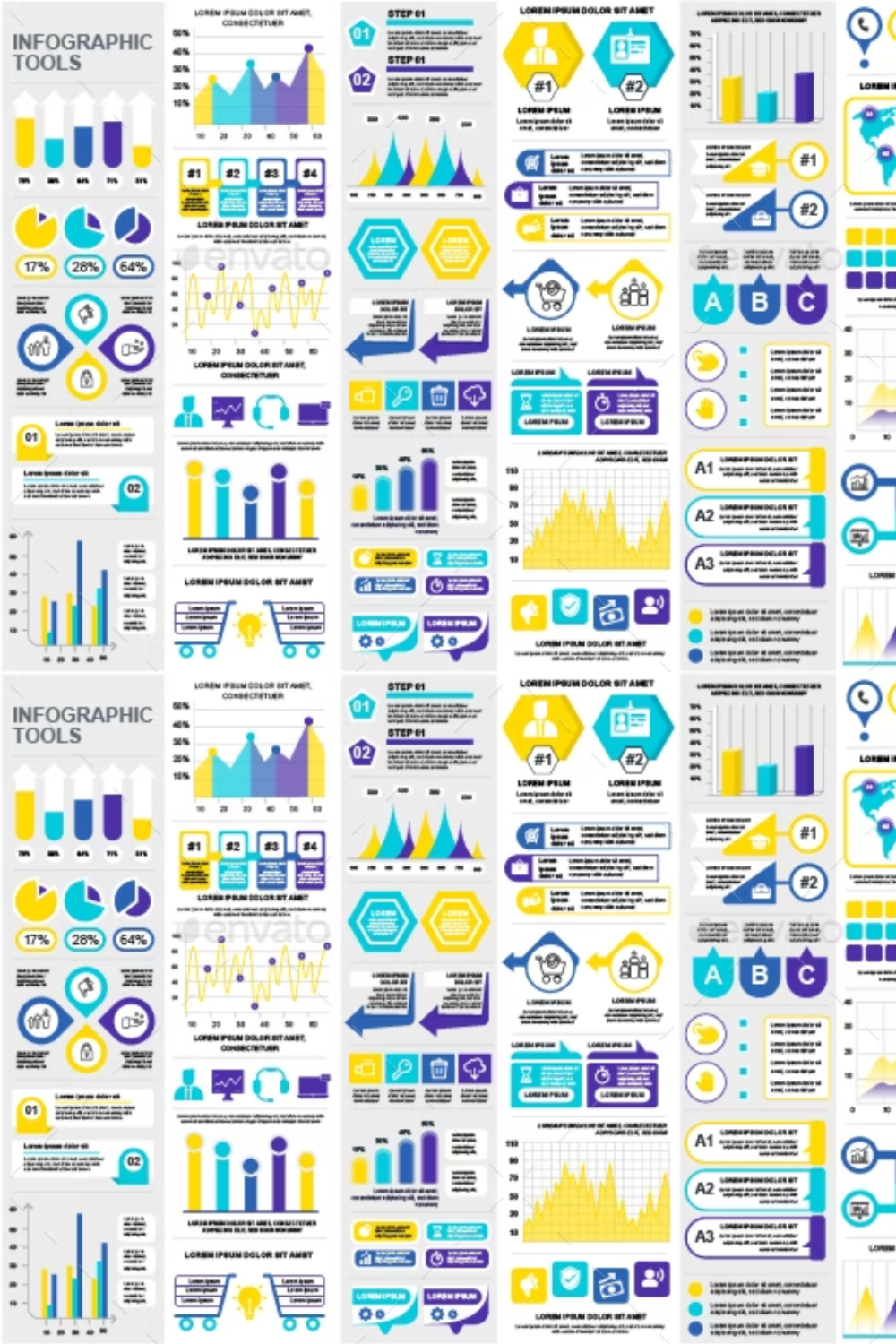 Infographics Data Visualization Pinterest Cover.