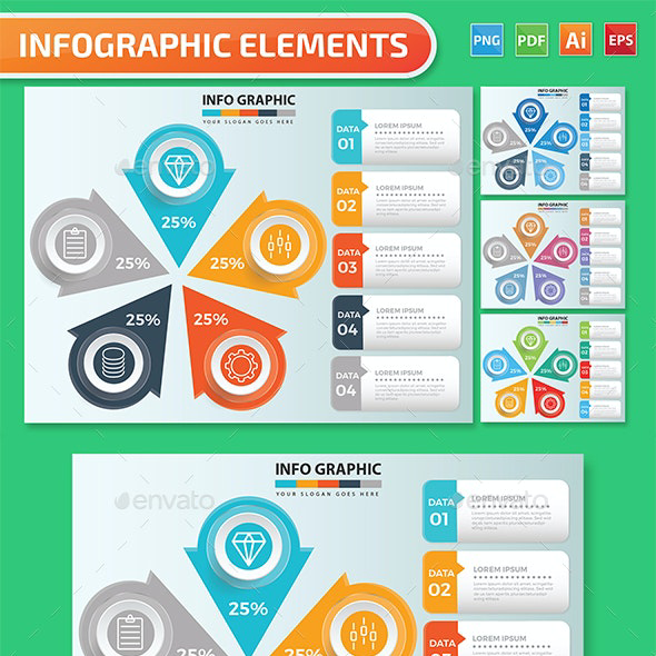 Infographics design main cover.