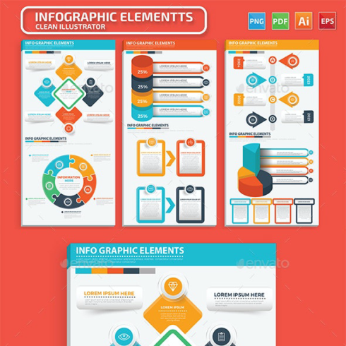 Infographics design main cover.