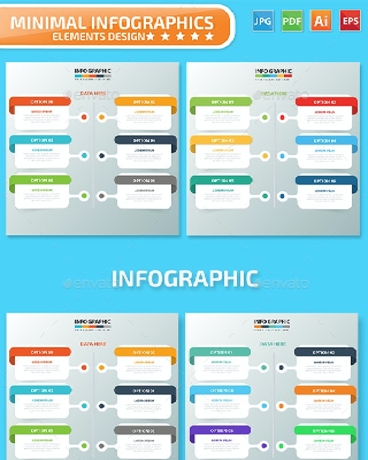 Infographics design pinterest image.