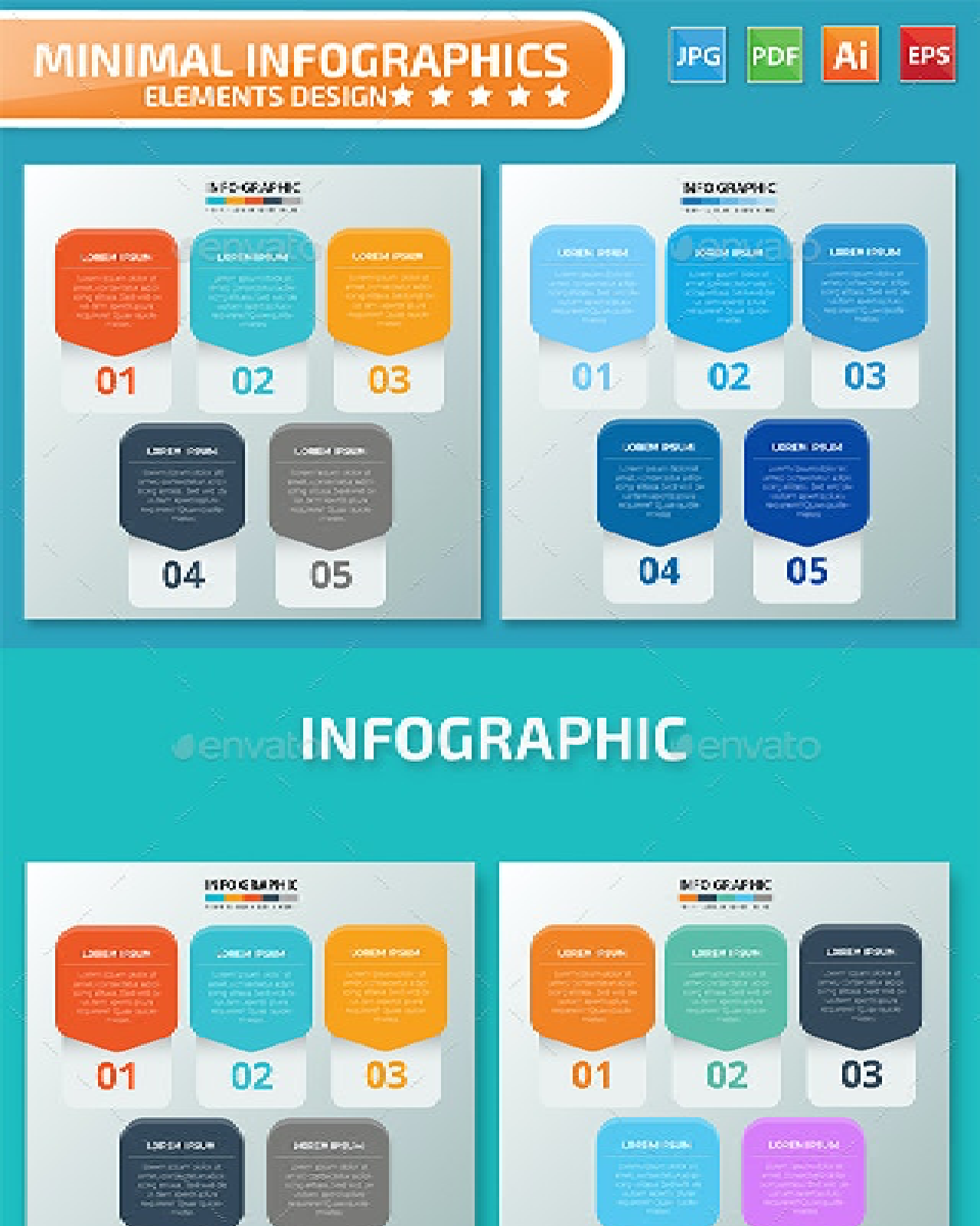 Infographics design pinterest image.