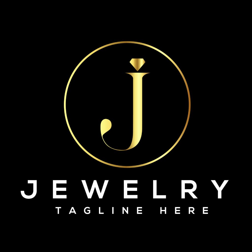 Letter J Jewelry Logo Design - MasterBundles