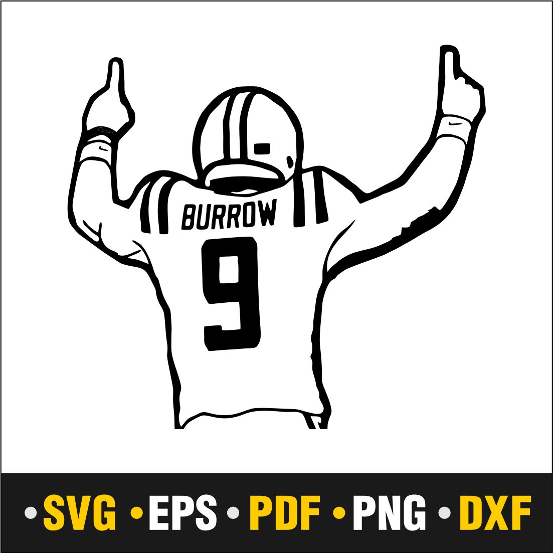 Joe Burrow SVG - MasterBundles