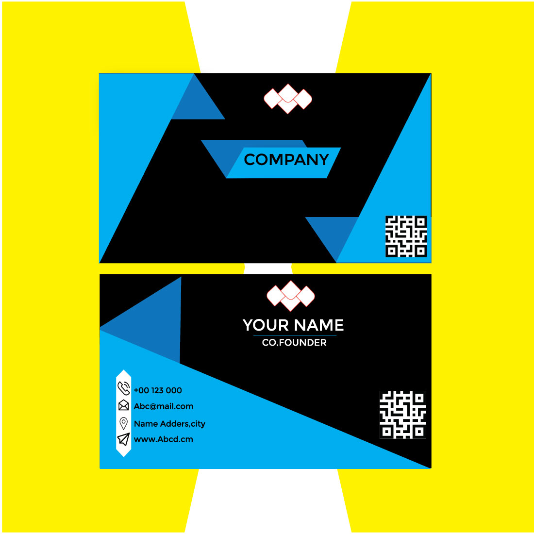 Professional Business Card Design pinterest image.