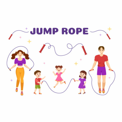 Jump Rope Sport Illustration cover image.