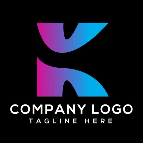 Letter K Logo Design main cover.