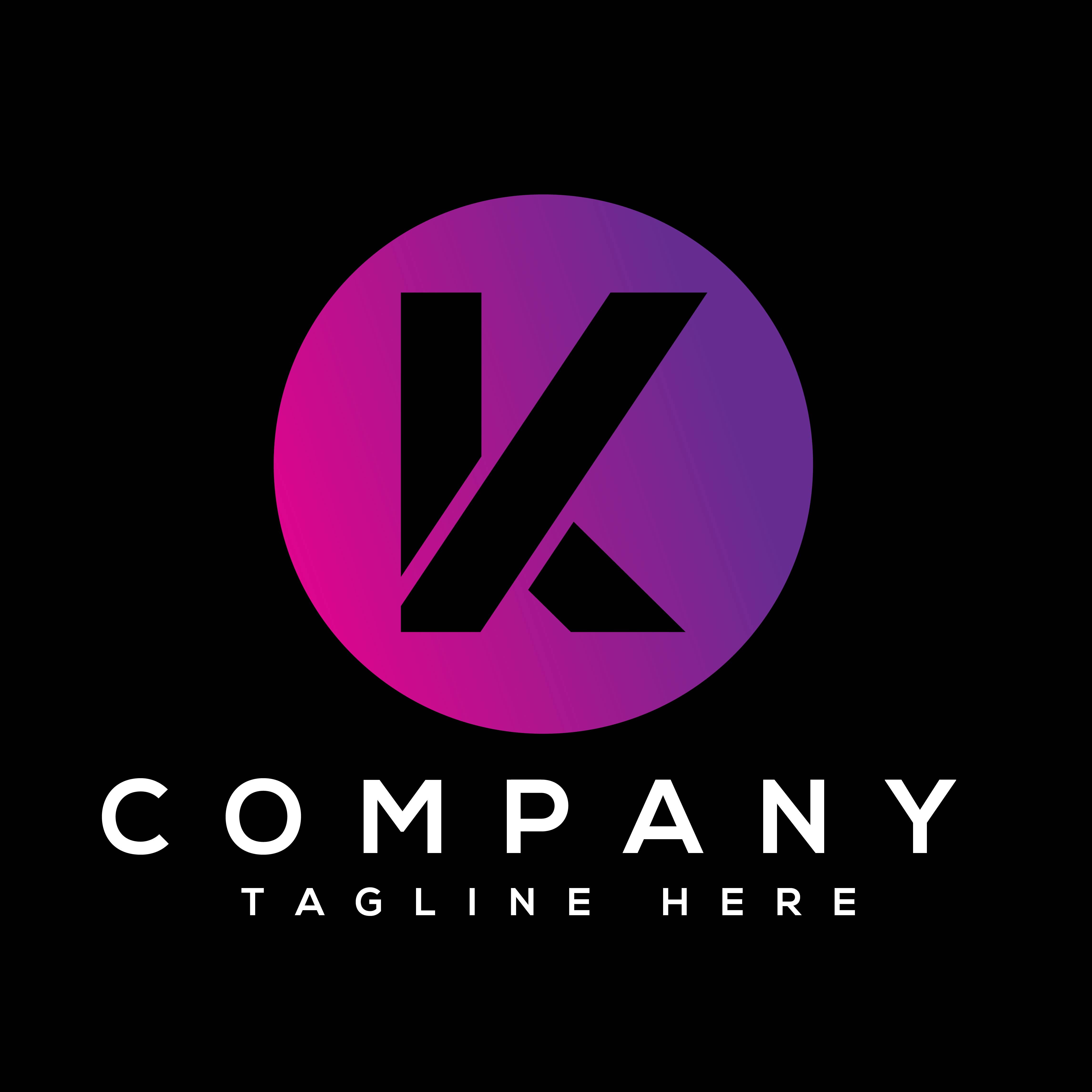 Letter K Logo Design main cover.