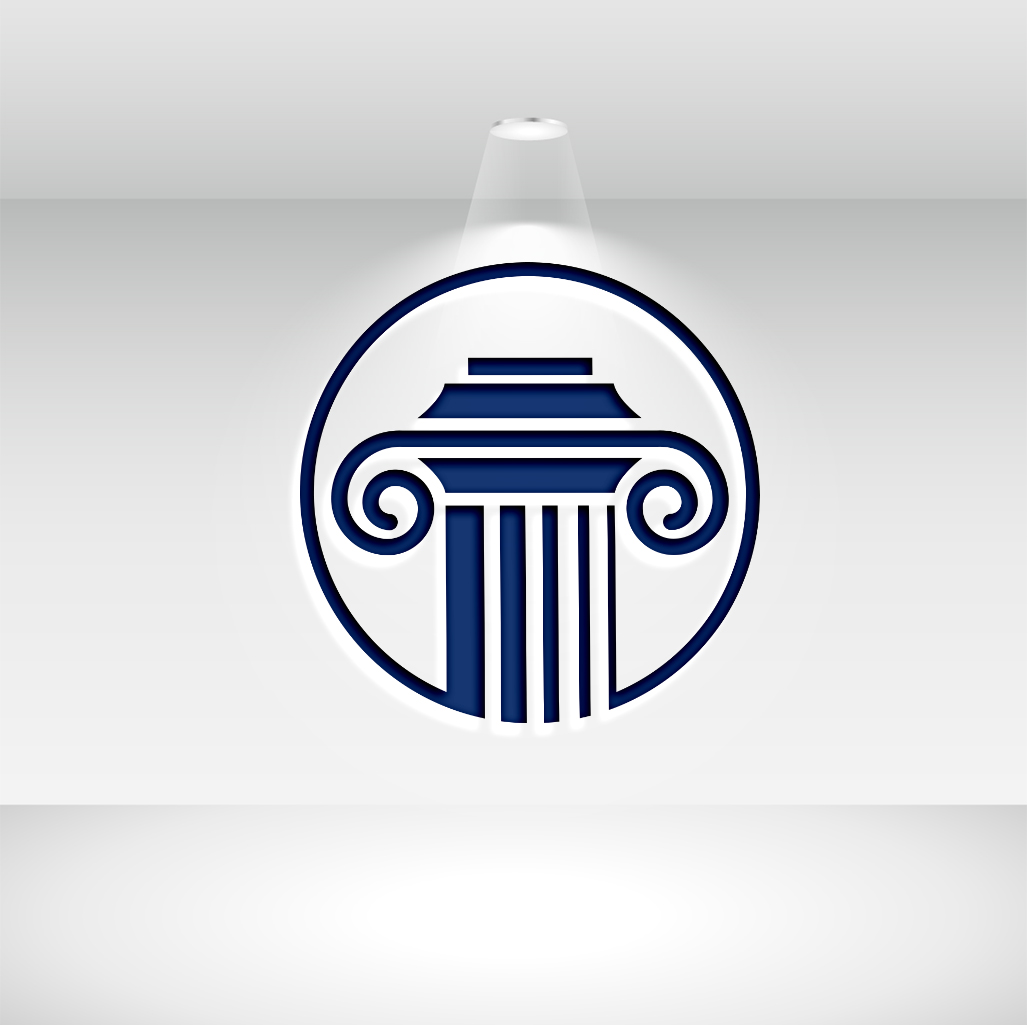 Stylish Law Logo Design Vector preview image.