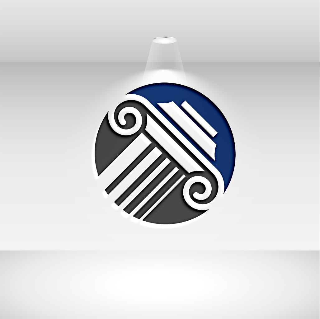 Simple Law Logo Design Vector preview image.