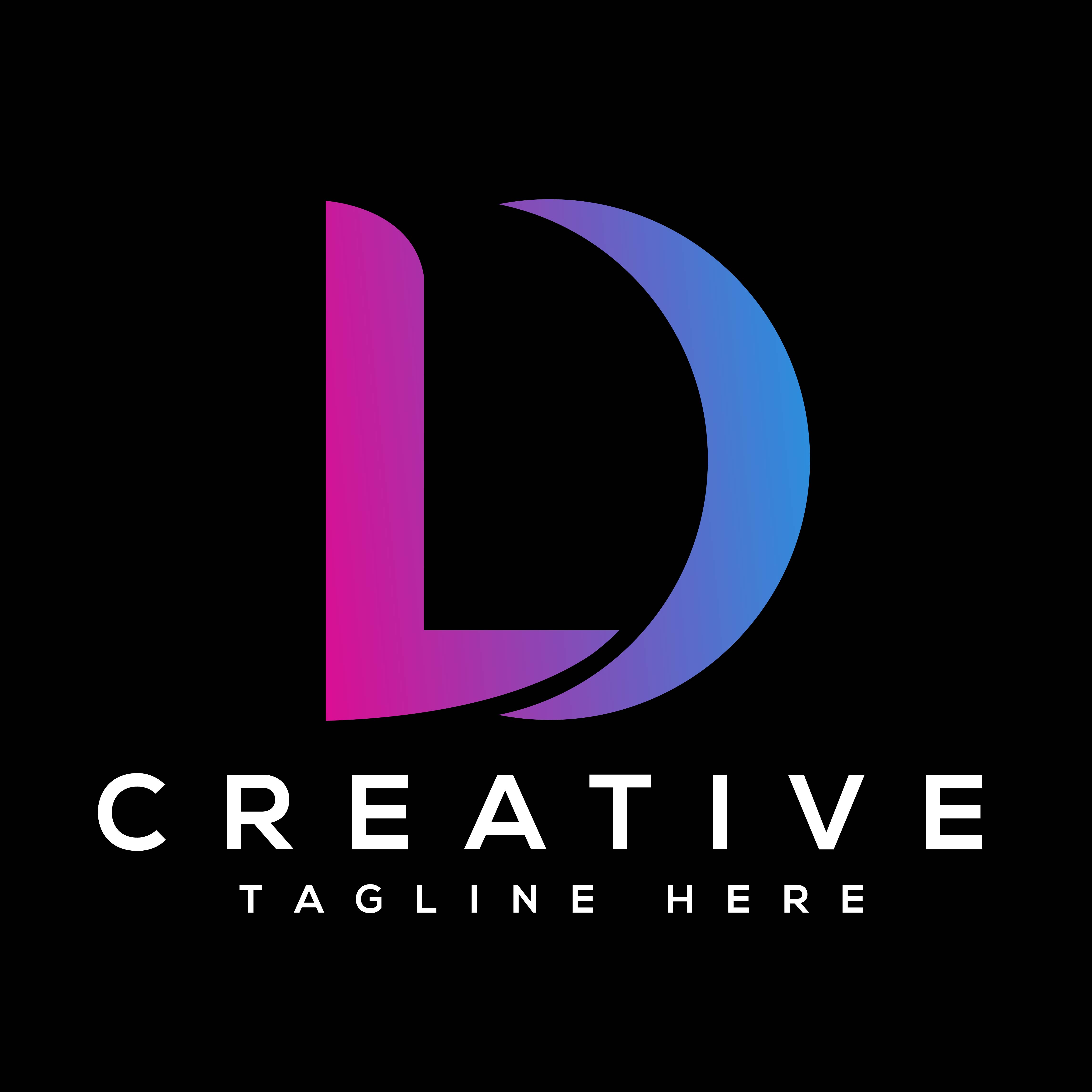 Letter LD Logo Design image preview.