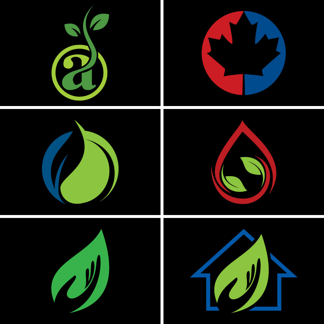 Green Eco-Friendly Logo Concept.