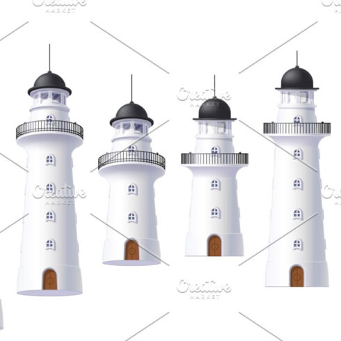 Lighthouse, Light House, Beacon Set Main Cover.