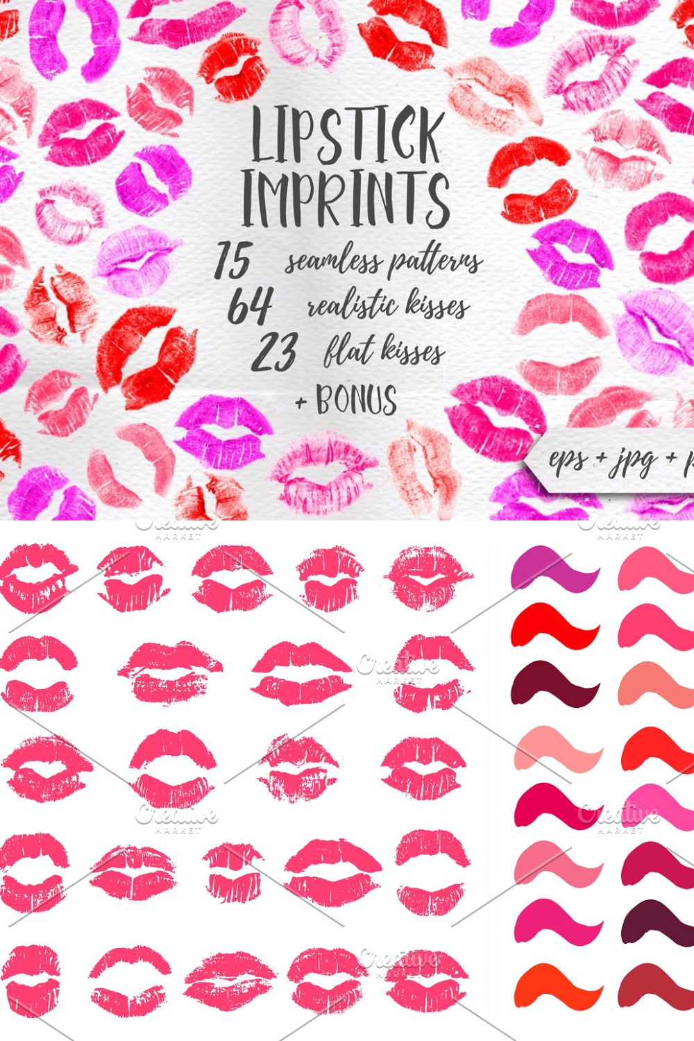 Lipstick Kisses - Pinterest.