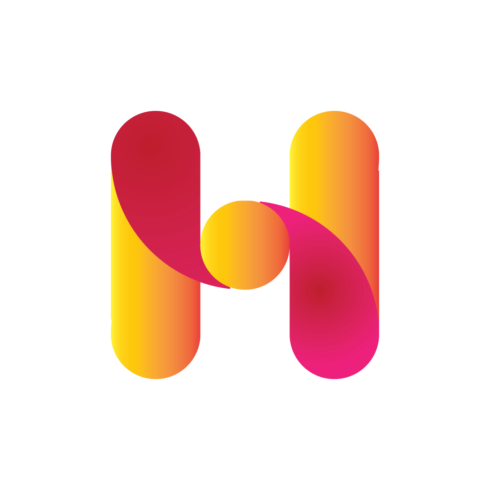 Modern H Letter Logo Design Template main image.