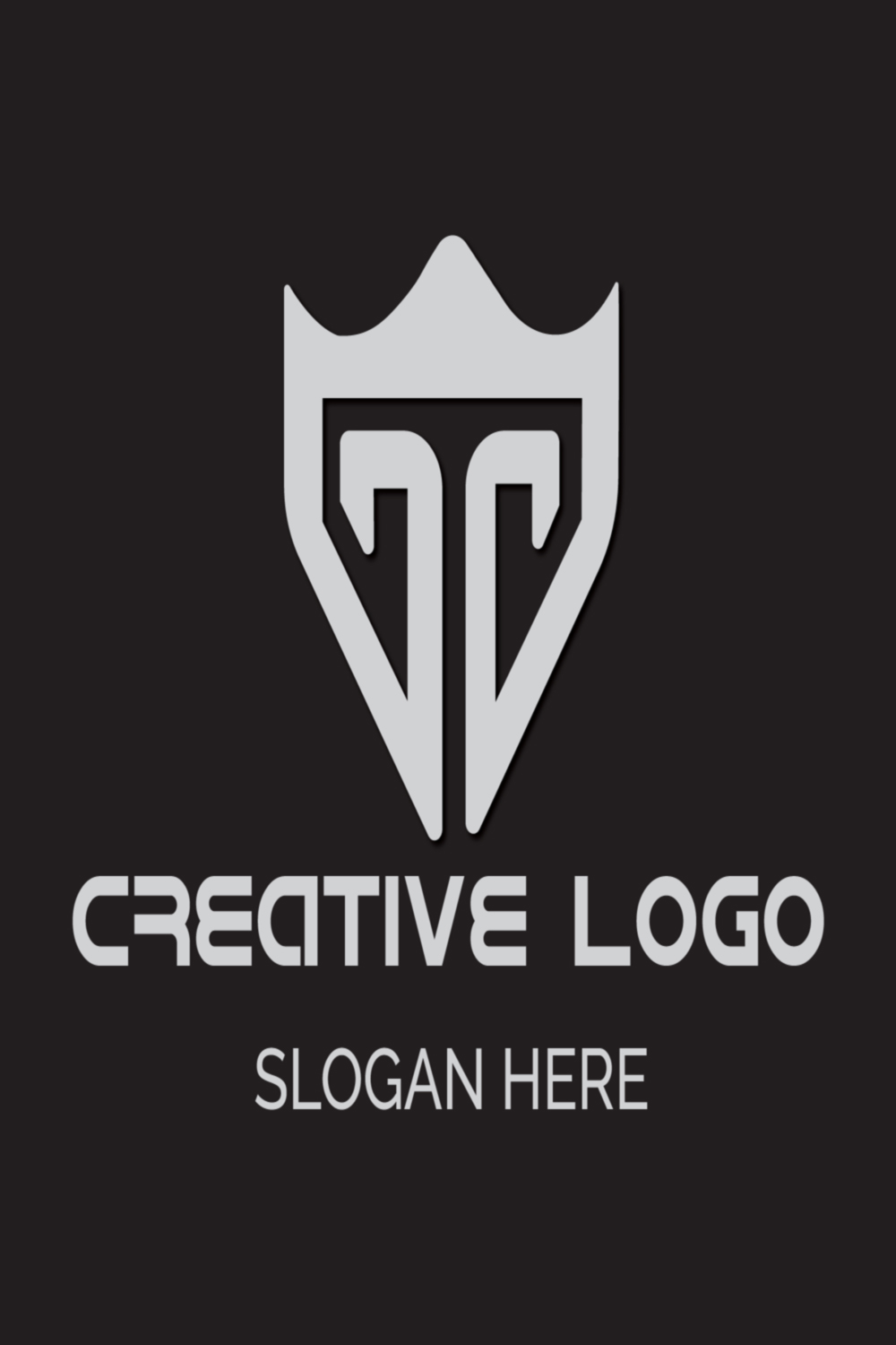Creative Logo Design pinterest preview image.