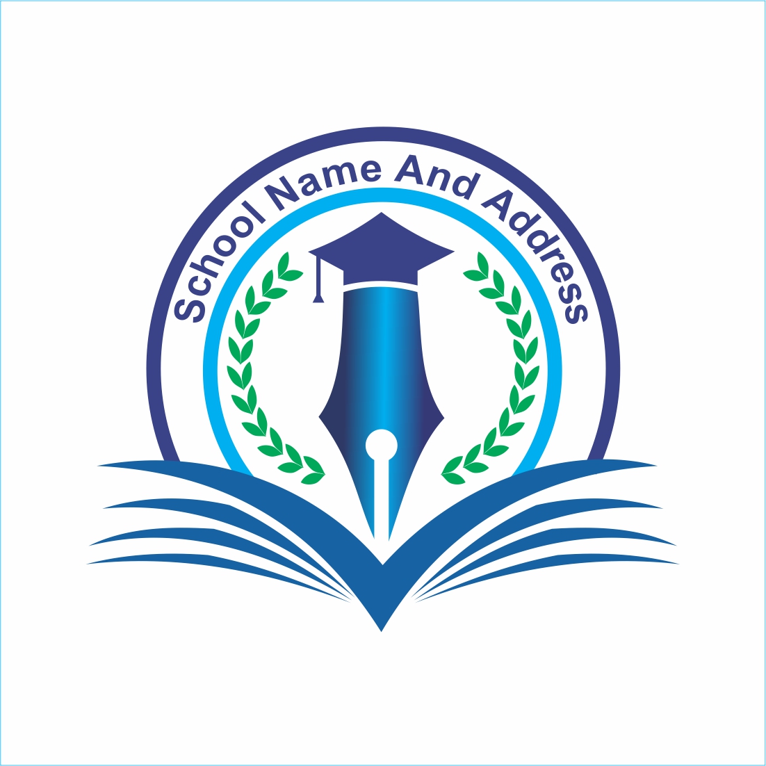 Educational Logo Design main cover.